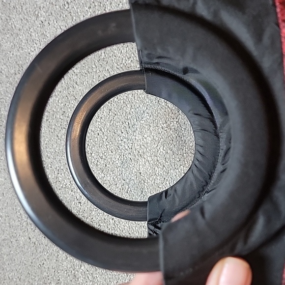 Rose applique handle bag - Picture 3 of 5